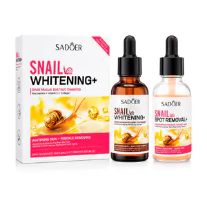 Set de sérun facial con extracto de baba de caracol, hidrata y nutre …