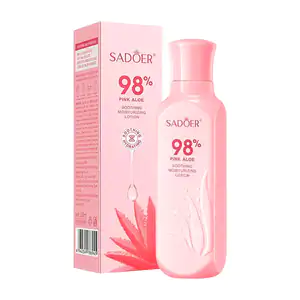 Loción facial sadoer con 98% de extracto de aloe vera para hidratar y…