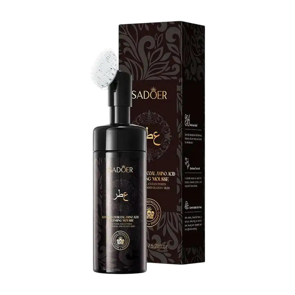 Mousse limpiador facial de carbón de bambú y aminoácidos 150ml / sd87…