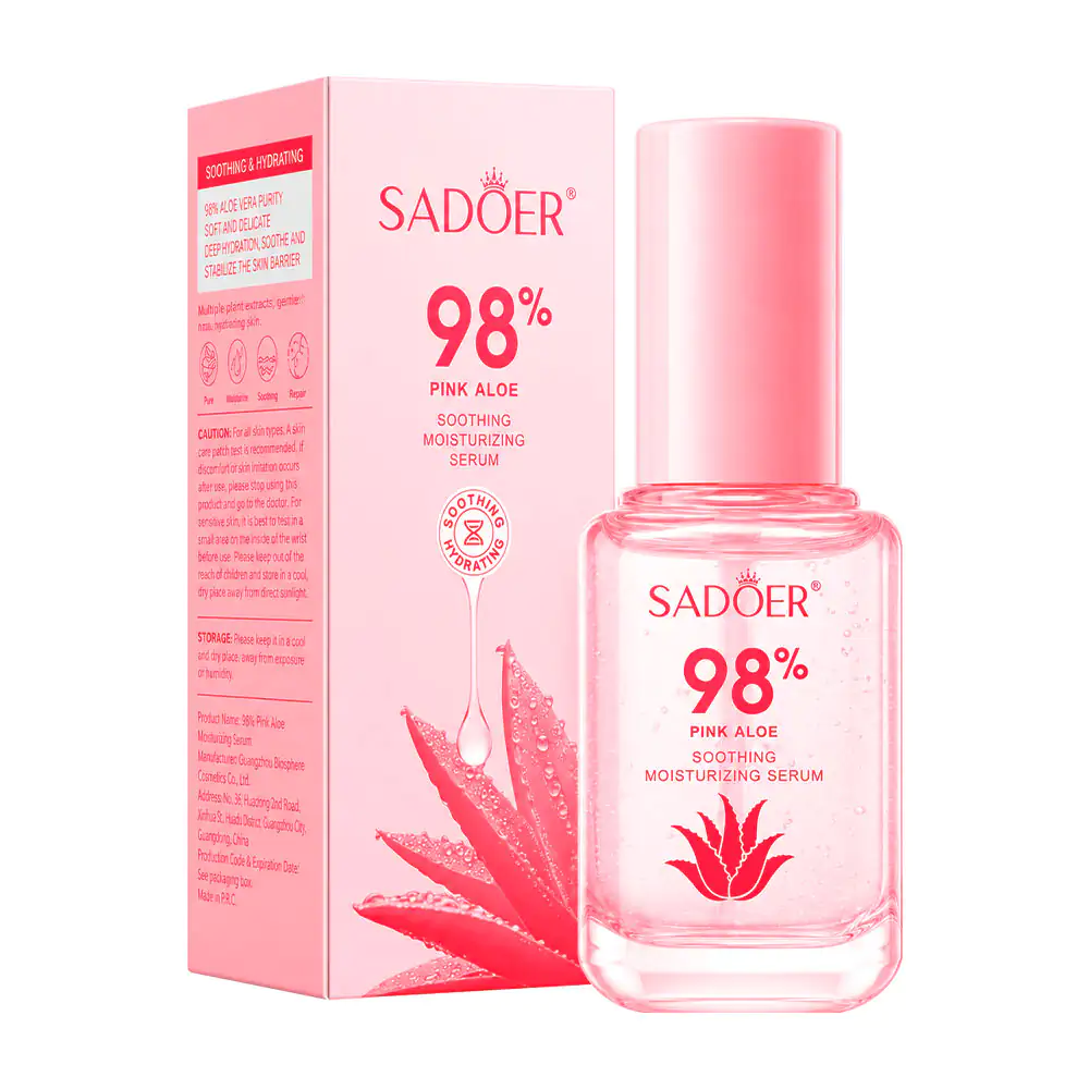Sérum facial sadoer con extracto de aloe vera para hidratación de 60ml