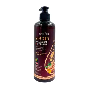 Shampoo capilar con keratina y colageno 500ml 4en1 fortalece el cuero…