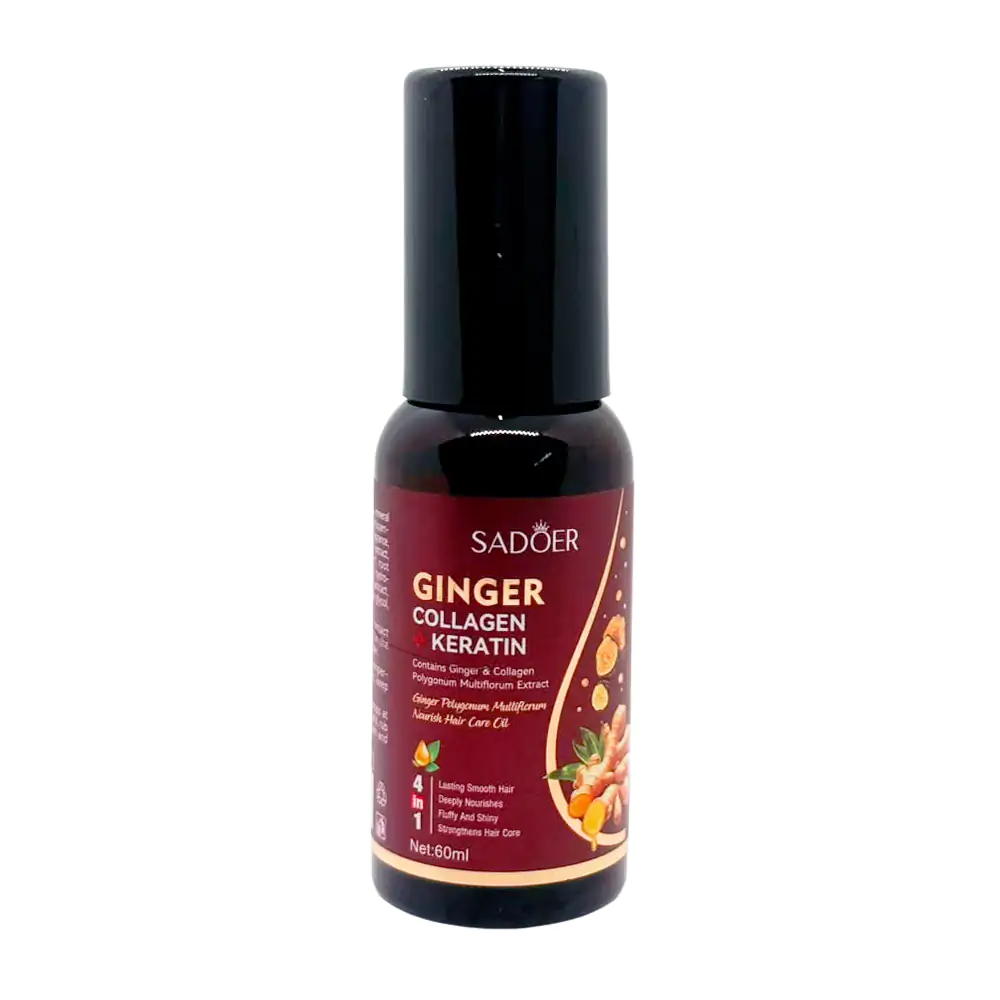 Aceite nutritivo sadoer para el cabello 60ml con extracto de jengibre / sd89069
