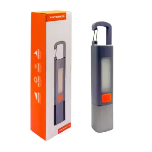 Lampara de mano recargable futurem con gancho tipo clip y modos de il…