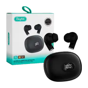 Auriculares buytiti inalámbricos con conexión bluetooth y pantalla di…