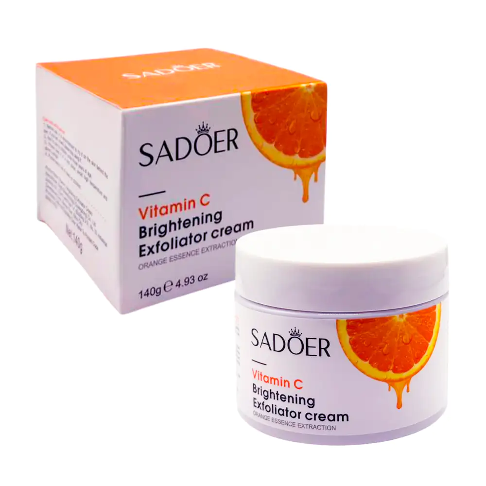 Crema sadoer exfoliante con efecto aclarador con vitamina c, 140g / s…
