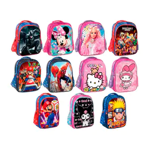 Mochila mediana de 2 compartimentos + 2 malla laterales, diseño de pe…