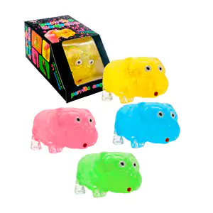 Squeeze antiestrés en forma de perrito con glitter, variedad de color…