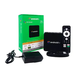 Tv box 4k ultra con android 15.0, entrada hdmi , control y asistente …