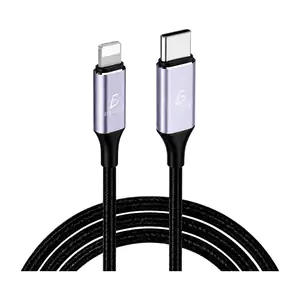 Cable para carga o transferencia de datos de usb-c a lightning de 2mt…