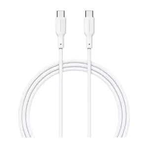 Cable para carga o transferencia de datos, usb-c a c de 60w, 1mt, var…