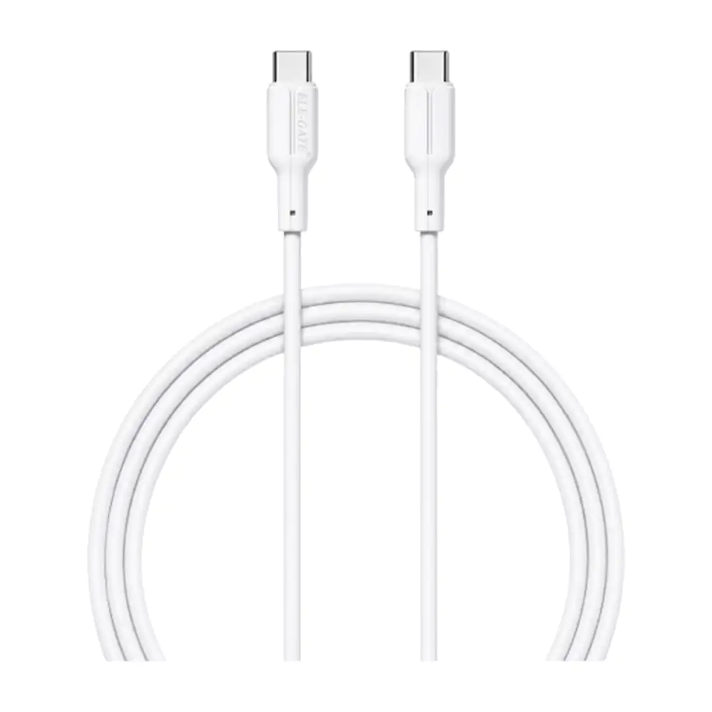 Cable para carga o transferencia de datos, usb-c a c de 60w, 1mt, var…