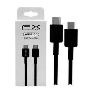 Cable de carga rápida fx con salida usb tipo c a usb tipo c y potenci…