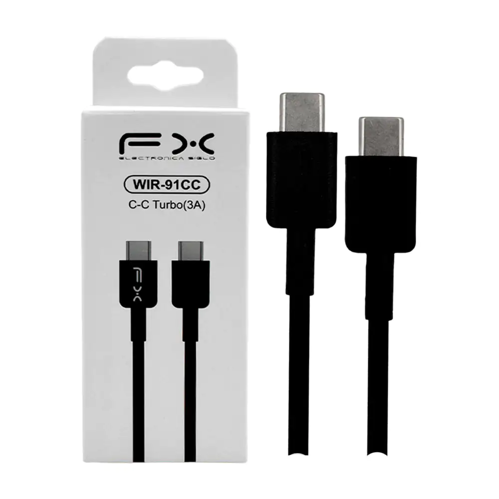 Cable de carga rápida fx con salida usb tipo c a usb tipo c y potenci…