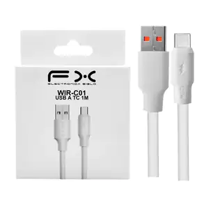 Cable de carga rápida fx con salida usb a usb-c de 1 metro, 120w