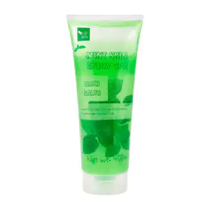 Exfoliante corporal enjoy spa con sales de baño de menta 400ml, limpi…
