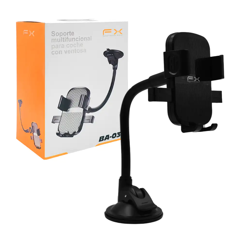 Soporte fx de plástico para el celular con diseño flexible y giro 360…