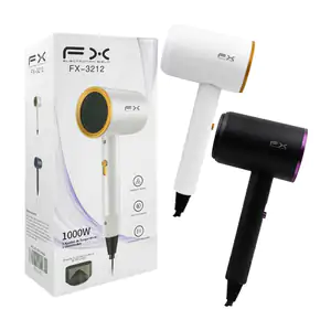 Secadora fx para el cabello, diseño compacto con 1000w de 2 velocidad…