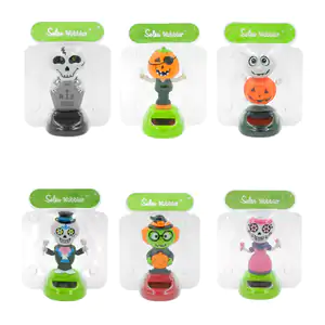 Figuras danzantes solares con temática de halloween, variedad de pers…
