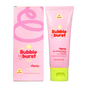 Gel limpiador facial dapop bubble burst, elimina impurezas y exceso d…