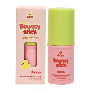 Bálsamo hidratante facial en barra dapop bouncy stick, textura cremos…