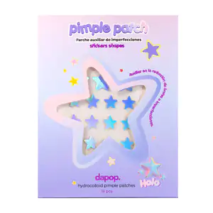 Parches para acné dapop pimple patch 18pzas en forma de estrellas hol…