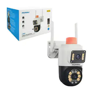 Cámara moreka de seguridad con conexión wifi, múltiples ángulos, luz …