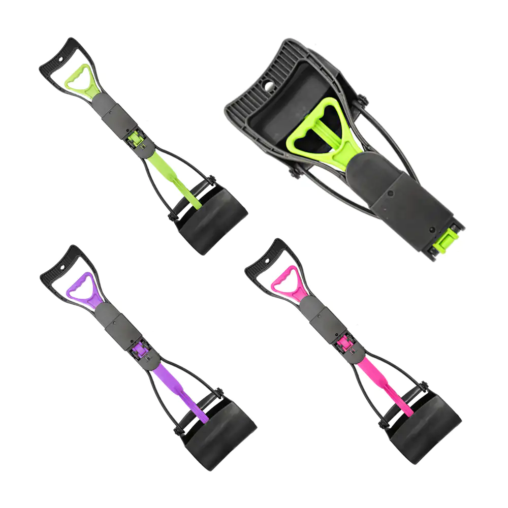Pala recogedor de heces, diseño flexible, 60cm, color surtido / jr1337