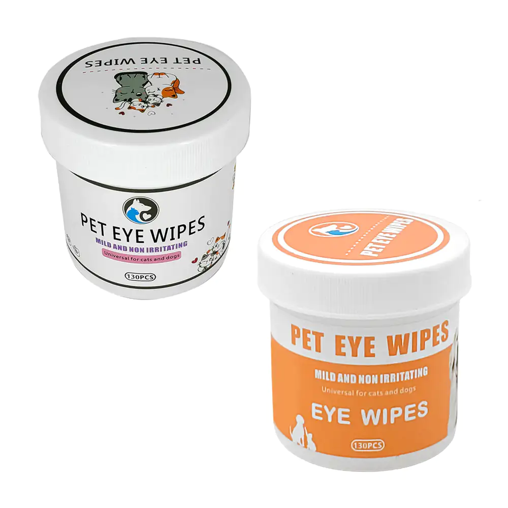 Bote con 130 toallitas limpiadoras para ojos de mascotas / pet eye wi…