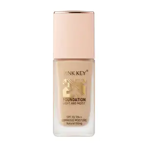 Maquillaje líquido pink key 30 spf, efecto luminoso / pb3146