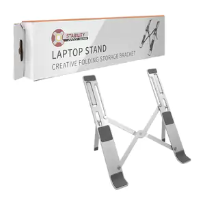 Soporte plegable y portatil para laptop, ayuda a enfriar con mayor fa…
