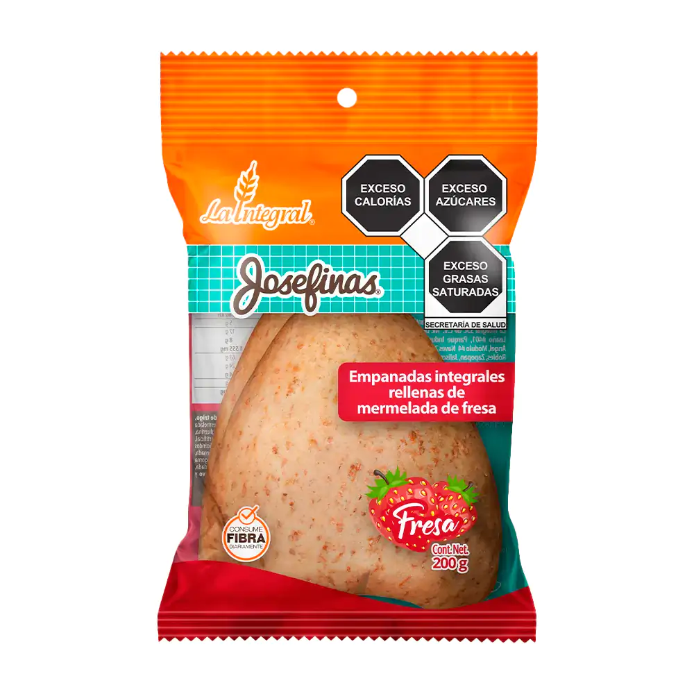 Paquete con 2 empanadas josefinas la integral con relleno de mermelad…