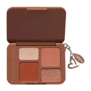 1pza mini paleta plush de sombras beauty creations, 4 tonos diferente…