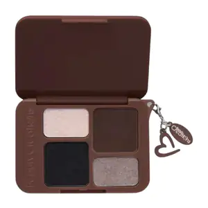 1pza mini paleta plush de sombras beauty creations, 4 tonos diferente…