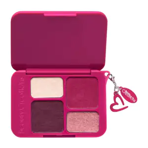 1pza mini paleta plush de sombras beauty creations, 4 tonos diferente…
