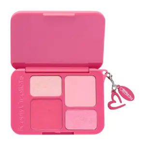 1pza mini paleta plush de sombras beauty creations, 4 tonos diferente…