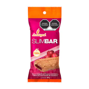 Barra integral con linaza y arándano la integral, relleno mermelada d…