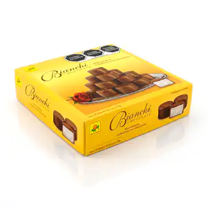 Caja con 10 paquete con 5 malvaviscos cubiertos de chocolate, 35g / 0…