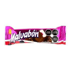 1pza de malvabón, malvavisco relleno de jalea con sabor a zarzamora c…