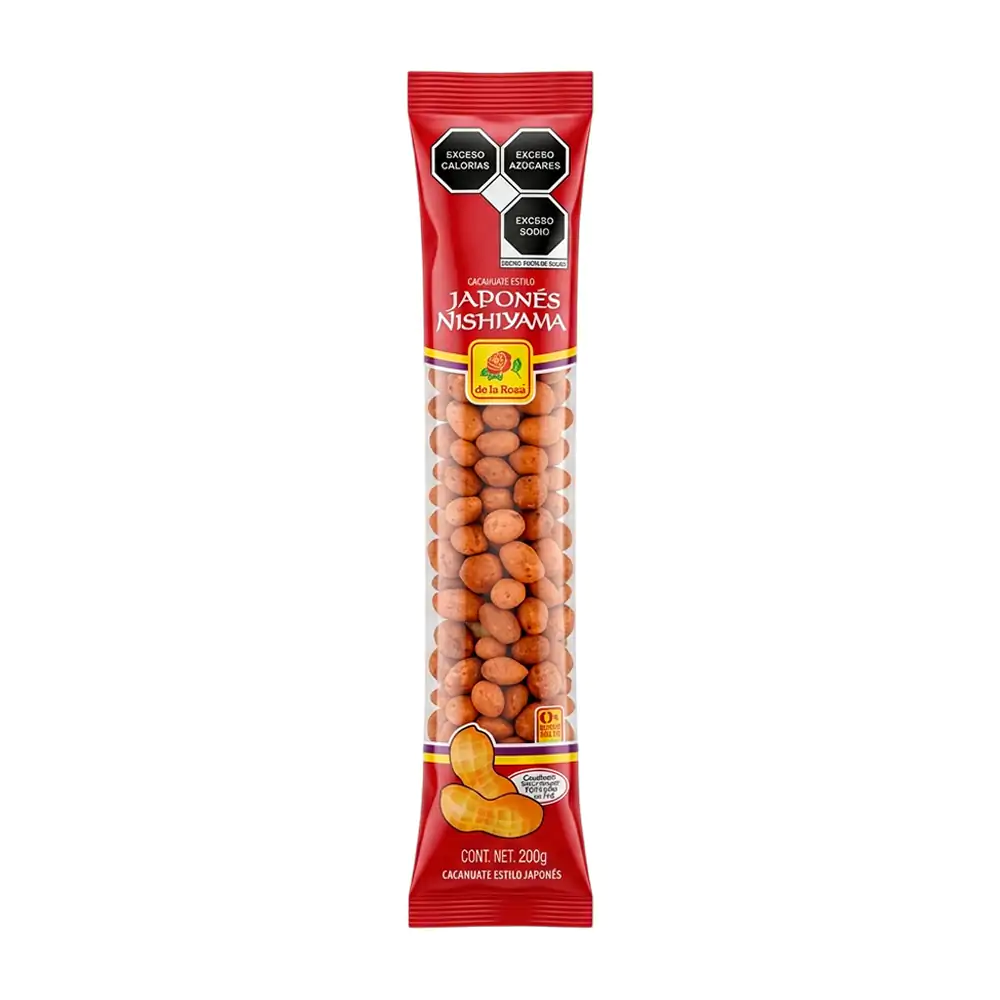 1 paquete de cacahuate japones nishiyama 200g / 001830