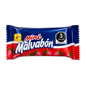 1pza mini malvabon de la rosa cubierto de chocolate, 10g / 001861