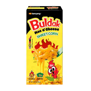 Buldak mac n´ cheese sweet corn, macarrón con queso sabor elote dulce…