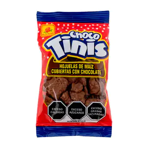1pza de choco tinis, hojuela de maíz cubierta de chocolate 15g / 0024…
