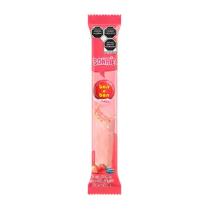 1pza galleta bon bon con relleno sabor fresa con cobertura de chocola…