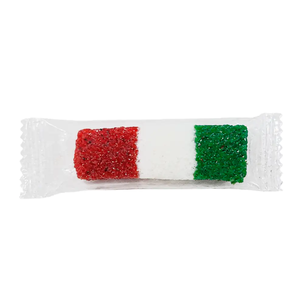 1pza mini barrita de cocada tricolor, dulce de coco versión pachanguera / 008076