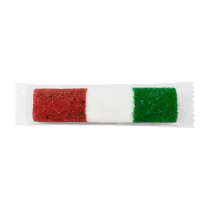 1pza cocada tricolor pequeña, banderitas de coco / 008250