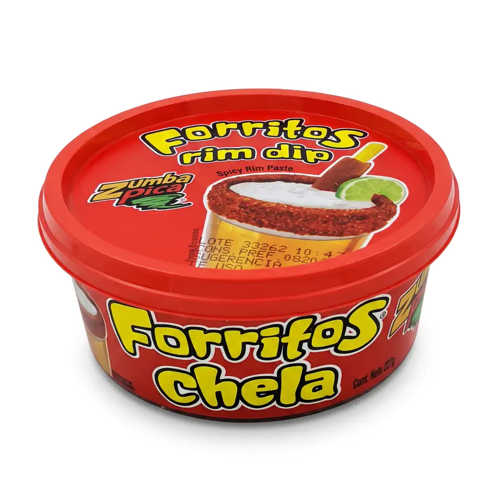 Blister forritos rim dip, pasta sabor chamoy con chile para escarchar bebidas 227g / 048111