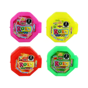 1pza roly tatto, goma de mascar con sabores frutales + tatuaje 9g / 0…
