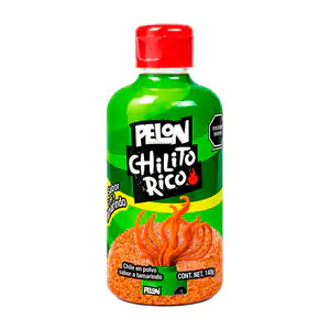 Botella con polvo sabor tamarindo 140g, pelon chilito rico / 120850