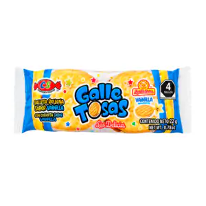 Paquete de 8 galletas sabor vainilla galle tosas las delicias, 22g / …