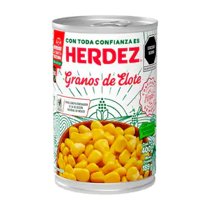 1pza Lata herdez con granos de elote, 400g
